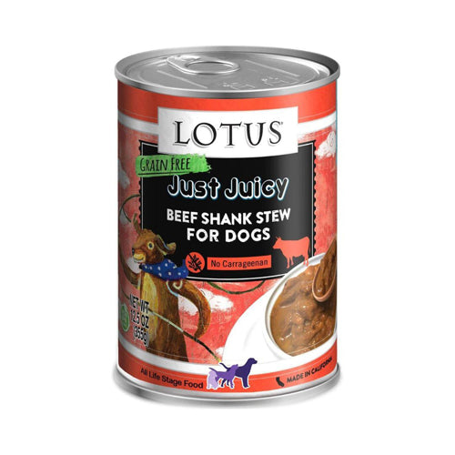 Lotus Dog Grain Free Juicy Beef Shank Stew 12.5Oz