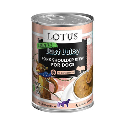 Lotus Dog Grain Free Juicy Pork Shoulder Stew 12.5Oz