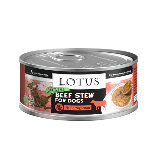 Lotus Dog Grain Free Beef Asparagus Stew 5.3Oz