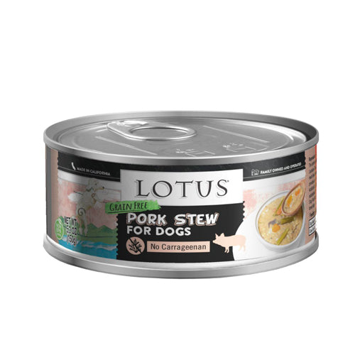 Lotus Dog Stew Grain Free Pork 5.3Oz