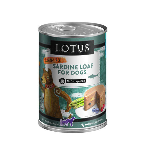 Lotus Dog Grain Free Loaf Sardine 12.5Oz