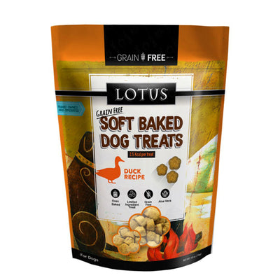 Lotus Dog Soft Baked Grain Free Duck 10Oz