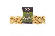 Redbarn Pet Products Puff Braid Dog Treat 10 Count Large