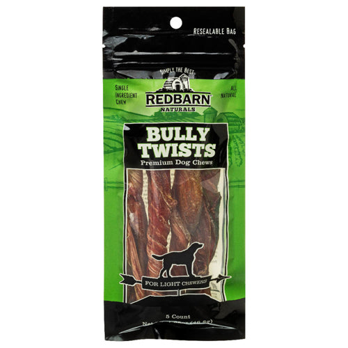 Red Barn Dog Bully Twist 5Pk