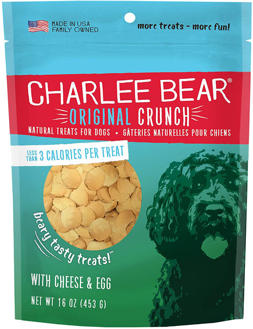 Charlee Bear Dog Cheese and Egg Treat 16Oz