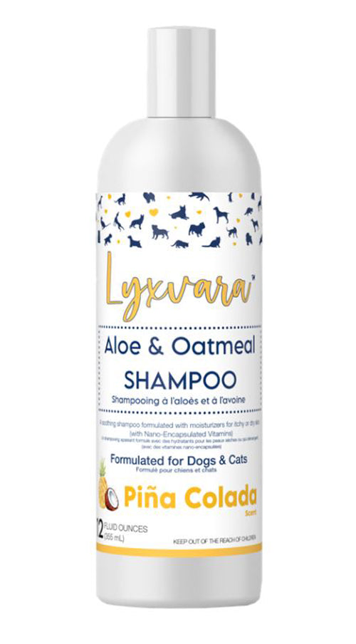 Lyxvara Dog Shampoo Aloe Oatmeal 12Oz