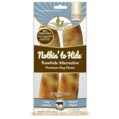 Fieldcrest Farms Nothin To Hide Roll Dog Treat 5 in 2 Pack