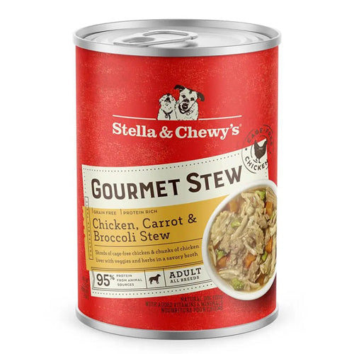 Stella and Chewys Dog Gourmet Stew Chicken; Carrot and Broccoli 12.5Oz