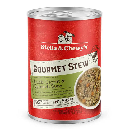 Stella and Chewys Dog Gourmet Stew Duck; Carrot and Spinach 12.5Oz