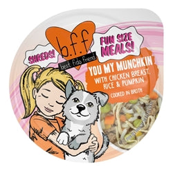 BFF Dog You My Munchkin Chicken Rice & Pumpkin Cup 2.7Oz