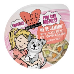 BFF Dog We Be Jammin' Chicken, Rice, Pumpkin & Salmon Cup 2.7Oz