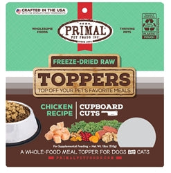 Primal Dog-Cat Fd Raw Topper Cupboard Cuts Chicken 18Oz