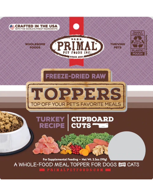 Primal Freeze Dried Cupboard Cuts Toppers | Turkey 18 Oz