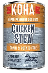 Koha Dog Grain Free Stew Chicken 12.7oz.(Case of 12)