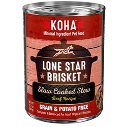 Koha Dog Grain Free Lone Star Stew 12.7oz.(Case of 12)