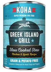 Koha Dog Grain Free Greek Island Stew 12.7oz.(Case of 12)