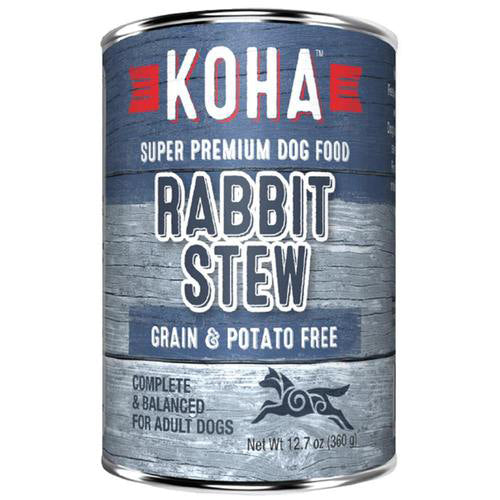 Koha Dog Grain Free Stew Rabbit 12.7oz.(Case of 12)