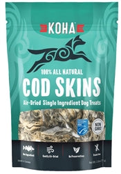 Koha Dog Grain Free Air Dried COD Skins 2.5oz.