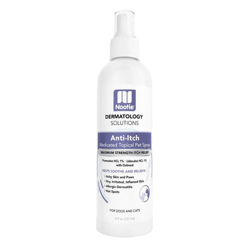 Nootie Dog Dermatology Solutions Antibacterial Spray 8Oz