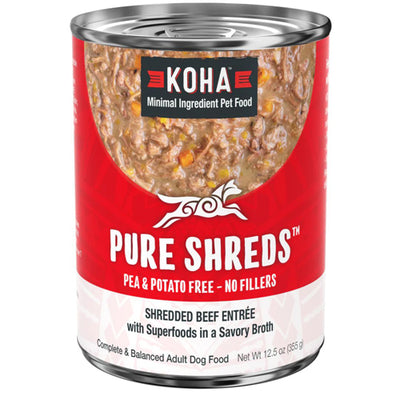 Koha Dog Grain Free Shredded Beef 12.5Oz