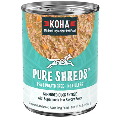 Koha Dog Grain Free Shredded Duck 12.5Oz