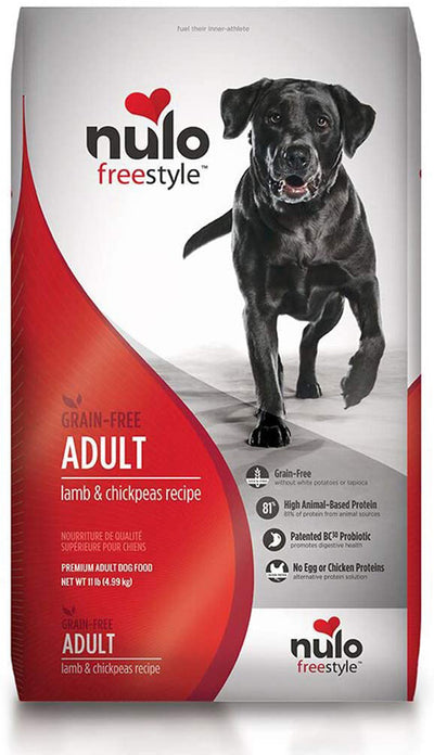 Nulo FreeStyle Grain Free Lamb and Chickpeas Adult Dog Food 24 lb