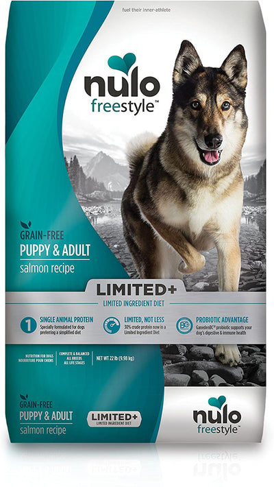 Nulo FreeStyle Limited  Grain Free Salmon Dry Dog Food 22 lb