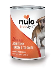 Nulo Trim Grain Free Turkey Cod Dog Food 13 oz 12 Pack