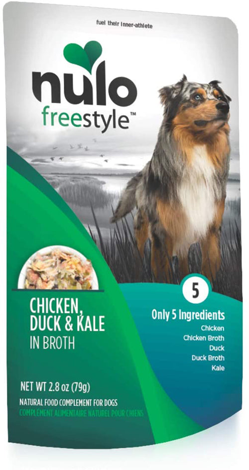 Nulo Chicken; Duck; and Kale in Broth Dog Food Toppers 2.8 oz