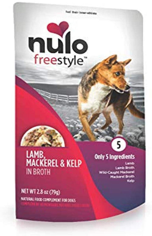 Nulo Lamb; Saba; and Kelp in Broth Dog Food Toppers 2.8 oz