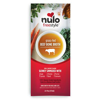 Nulo Grass-Fed Beef Bone Broth Dog Food Toppers 2 oz