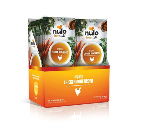 Nulo Organic Chicken Bone Broth Dog Food Toppers 2 oz