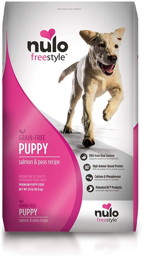 Nulo FreeStyle Grain-Free Salmon and Turkey Large Breed Dry Puppy Food 24 lb