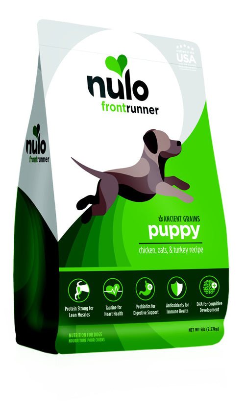 Nulo Frontrunner Chicken Oats and Turkey Dry Puppy Food 3 lb