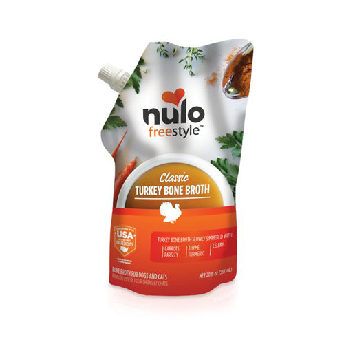 Nulo FreeStyle Classic Turkey Bone Broth Topper 20oz