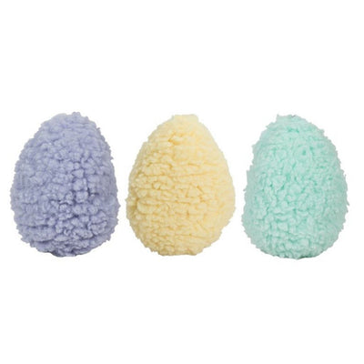 Hugglehounds Dog Fleece Egg Assorted 3 Pack