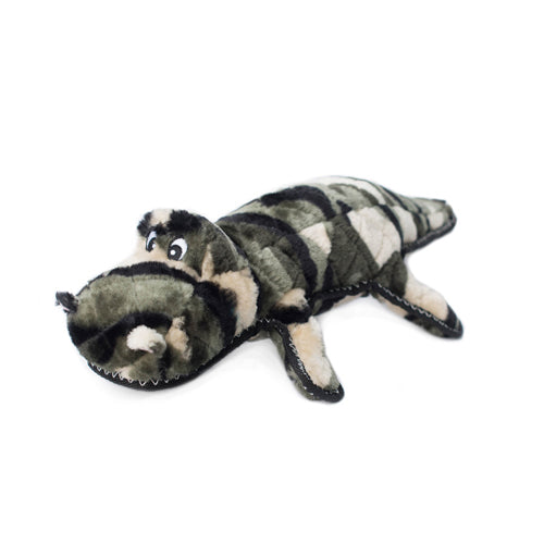 ZippyPaws Zippy Charity Z-Stitch Grunterz Dog Toy Camron the Camo Gator 1ea-XL