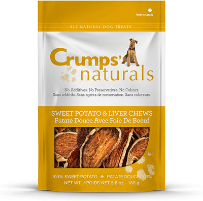 Crumps Naturals Sweet Potato With Liver Chews 5.6 oz(160g)