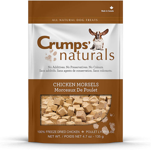 Crumps Naturals Dog Chicken Morsels 4.7 oz (135g)