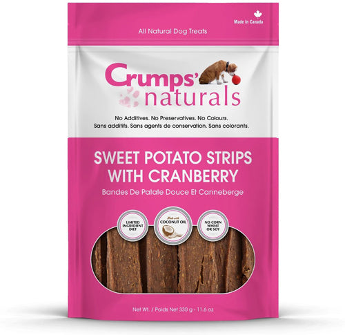 Crumps Natural Sweet Potato Strip with Cranbery 5.6 oz(160g)