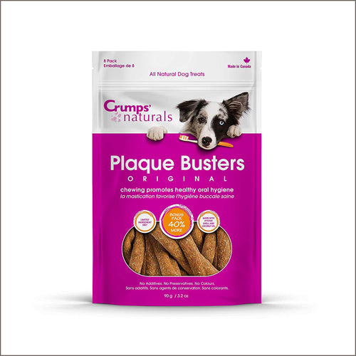 Crumps Natural Dog Treat Buster Sweet Potato 4.5inch 8pk