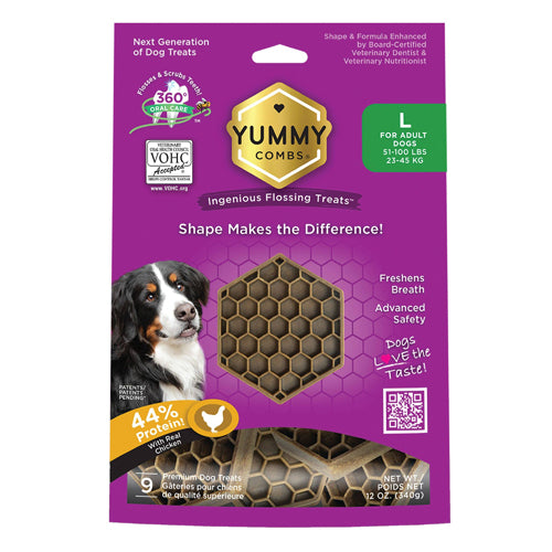 Yummy Combs Dog 12oz. Dental Large