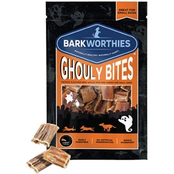 BARKWORTHIES DOG GHOULY BEEF GULLET BITES 3OZ (case of 6)