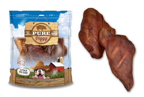 Loving Pets Be Chewsy Pig Ear Dog Treat 1ea-10 pk