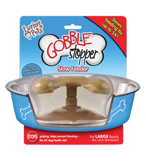 Loving Pets Gobblestopper Slow Feeder Small 6 in