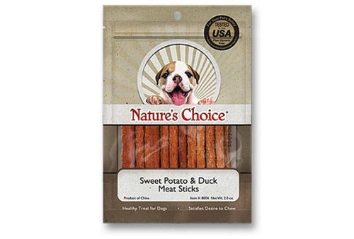 Loving Pets Meat Sticks Sweet Potato and Duck Dog Treat 2 oz