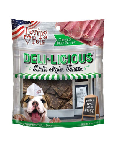 Loving Pets Deli-Licious Corned Beef Recipe Dog Treat 6 Oz