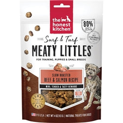 Honest Kitchen Dog Surf and Turf Meaty Lils Beef and Salmon 4oz.