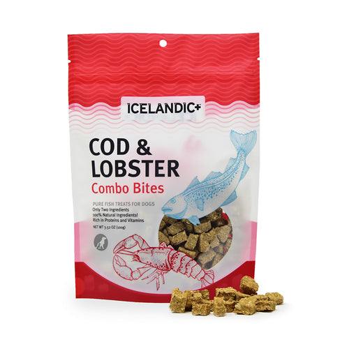 Icelandic Dog Combo Bites Cod and Lobster