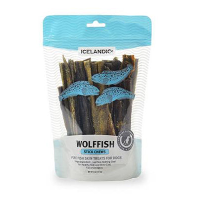 Icelandic+ Wolffish Skin Chew Stick Dog Treat 9oz